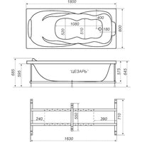 Triton Цезарь 180x80 (с ножками) Image #7