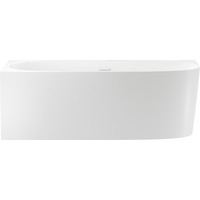 Wellsee Belle Spa 2.0 170x75 235805002 (пристенная ванна (левая) белый глянец, экран, каркас, сифон-автомат глянцевый белый) Image #1