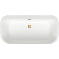 Wellsee Brillant iCon 160x80 236001004 (отдельностоящая ванна белый глянец, экран, ножки, сифон-автомат золото) Image #4