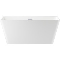 Wellsee Graceful Pro 140x74 230901001 (отдельностоящая ванна белый глянец, экран, ножки, сифон-автомат хром)