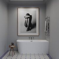 Wellsee Excellence Pro 150x73 28761003R (пристенная ванна (правая) белый глянец, экран, ножки, сифон-автомат матовый черный) Image #8