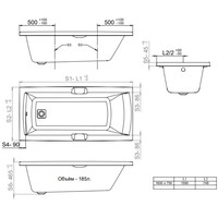 Triton Алекса 160x75 (с каркасом, сифоном, экраном) Image #9