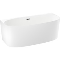Wellsee Belle Spa 2.0 170x75 235804003 (пристенная ванна белый глянец, экран, каркас, сифон-автомат матовый черный) Image #2
