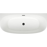 Wellsee Belle Spa 2.0 170x75 235804003 (пристенная ванна белый глянец, экран, каркас, сифон-автомат матовый черный) Image #4