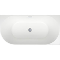 Wellsee Belle Spa 150x75 235702001 (пристенная ванна (правая) белый глянец, экран, каркас, сифон-автомат хром) Image #4