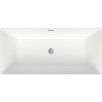 Wellsee Pure BY Wellsee 166x77 230706001 (отдельностоящая ванна белый глянец/мат. белый мрамор, экран, ножки, сифон-автомат хром) Image #4