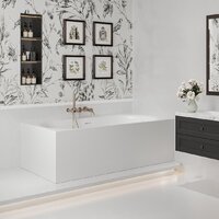 Wellsee Dream For More 181x90 23790104R (встраиваемая ванна белый глянец, сифон-автомат золото) Image #6