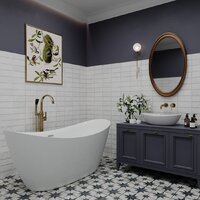 Wellsee Carefree Dove 168x73 23290102R (отдельностоящая ванна белый глянец, экран, ножки, сифон-автомат глянцевый белый) Image #8