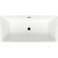 Wellsee DeSire 167,5x78 231502003 (отдельностоящая ванна белый глянец, экран, ножки, сифон-автомат матовый черный) Image #4