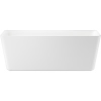 Wellsee DeSire 167,5x78 231502003 (отдельностоящая ванна белый глянец, экран, ножки, сифон-автомат матовый черный) Image #3
