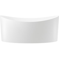 Wellsee Cerulean 174x80 231001002 (отдельностоящая ванна белый глянец, экран, ножки, сифон-автомат глянцевый белый) Image #3