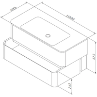 AM.PM Sensation M30WPC1001WG 100x48.5 Image #2