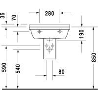 Duravit Starck 3 55x43 (0300550000) Image #3