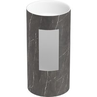 Wellsee Chalice Perfection 230617000 (отдельностоящий, без отверстия под смеситель, цвет матовый черный мрамор/глянцевый белый) Image #3