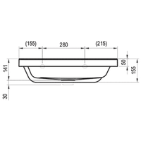 Ravak 10° 650 L 65x53.5 [XJIL1165000] Image #7