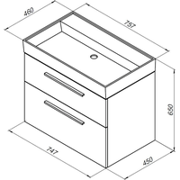 Aquanet Латина 75 242338 Image #5