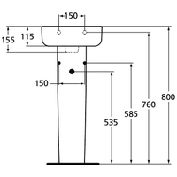 Ideal Standard Connect ARC E791401 35x26.5 Image #3