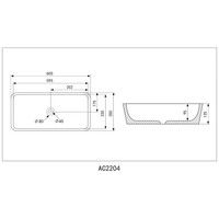 Abber Rechteck AC2204MB (черный матовый) Image #4