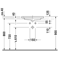 Duravit 2nd floor 60x43 [0347600000] Image #3