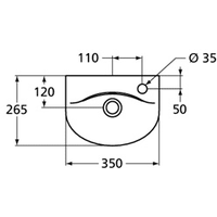 Ideal Standard Connect ARC E791501 35x26.5 Image #2