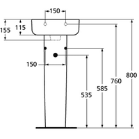 Ideal Standard Connect ARC E791501 35x26.5 Image #3