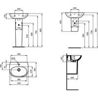 Ideal Standard Tesi 45 (тонкий бортик) Image #2