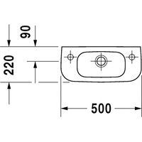 Duravit D-Code 50x22 Image #2