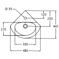 Ideal Standard Connect ARC E793101 48x44 Image #2