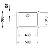 Duravit Vero 50x38 [0455500000] Image #4