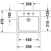 Duravit Vero 50x47 [0452500000] Image #2