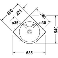 Duravit Architec 63.5x54 [0448450000] Image #2