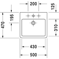 Duravit Vero 50x47 (0454500000) Image #2