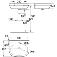 Grohe 39335000 59.5x48.2 Image #9