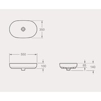 Maxonor Pure Life Amable PL-SK306C3-18 (5535) накладной (белый глянец) Image #3