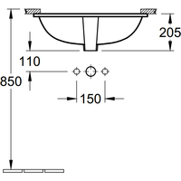 Villeroy & Boch O.novo 58x37 [41625001] Image #3