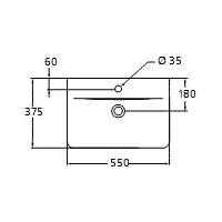 Ideal Standard Connect CUBE E788601 55x37.5 Image #4