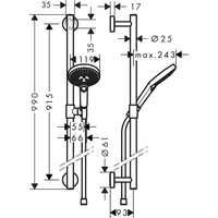 Hansgrohe Raindance Select S 26322000 (хром) Image #4