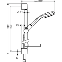 Hansgrohe Croma 100 Vario 27776000 Image #6