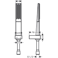 Hansgrohe Rainfinity 100 1jet 26856000 Image #2