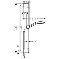 Hansgrohe Pulsify Select 105 3jet Relaxation 24160000 (хром) Image #2