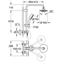 Grohe New Tempesta Cosmopolitan System 160 (27922 000) Image #2