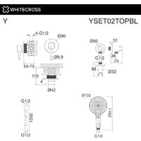 Whitecross Y YSET02TOPBL (черный матовый) Image #3