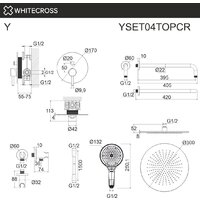 Whitecross Y YSET04TOPCR (хром) Image #3