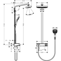 Hansgrohe Raindance Select E 300 2jet 27283000 (хром) Image #14