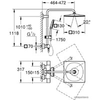 Grohe Rainshower Smartactive 310 26649000 Image #2