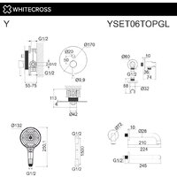 Whitecross Y YSET06TOPGL (золото) Image #3