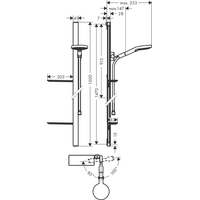 Hansgrohe Raindance Select S 120 3jet 27647400 (белый/хром) Image #8