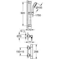 Grohe Grohtherm 800 Cosmopolitan 34769000 Image #2