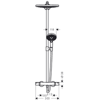 Hansgrohe Raindance Select Showerpipe 360 [27133000] Image #3