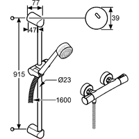 Kludi Shower Duo 6057705-00 Image #2